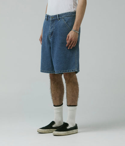 Reynolds Flatline Denim Short - Dark Blue