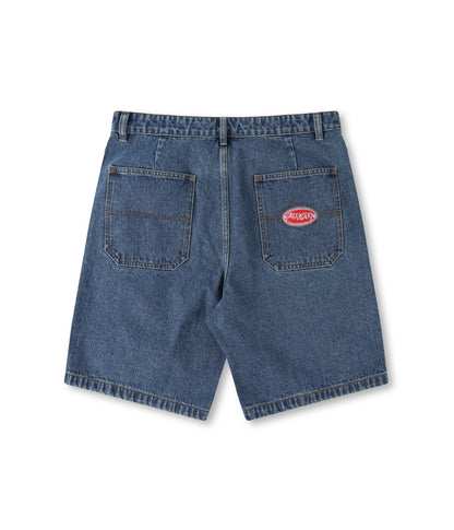 Reynolds Flatline Denim Short - Dark Blue