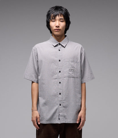Former Vivian Check Short Sleeve Shirt - Black