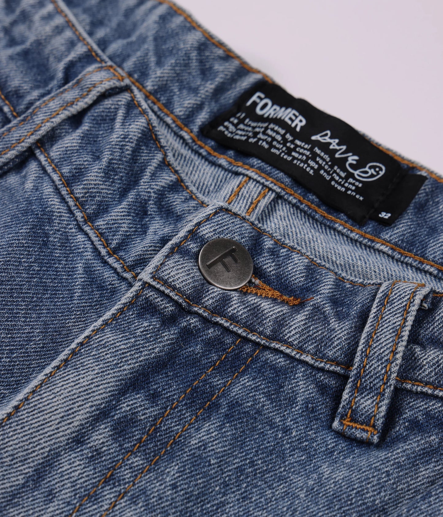 Former Reynolds Denim Pant - Mid Blue