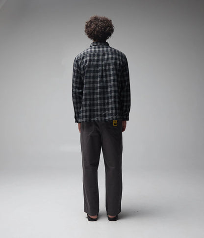 Former Vivian Flannel Long Sleeve Shirt - Black/Grey