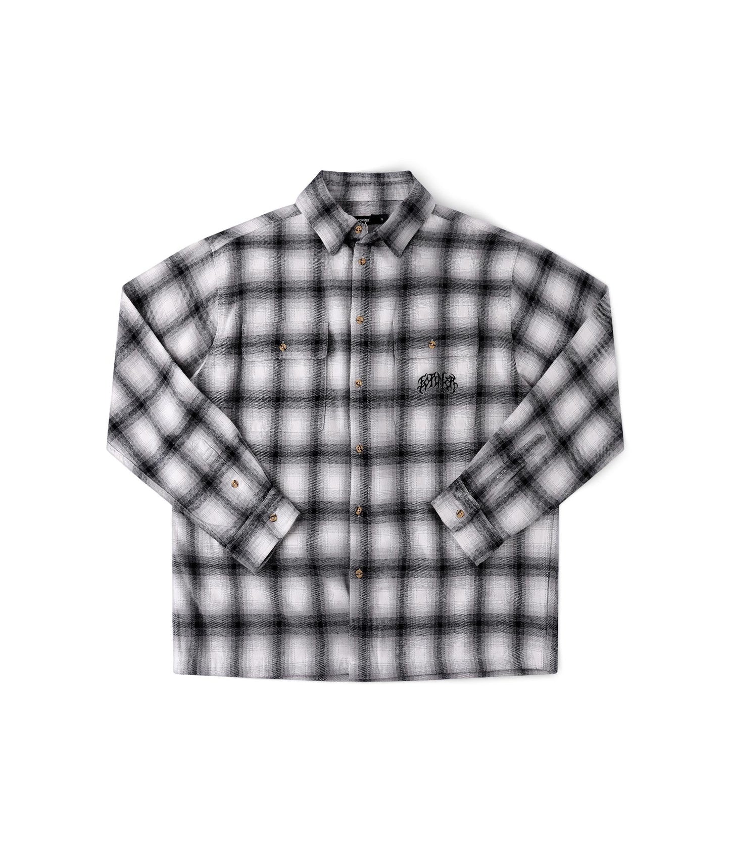 Former Vivian Flannel Long Sleeve Shirt - Grey