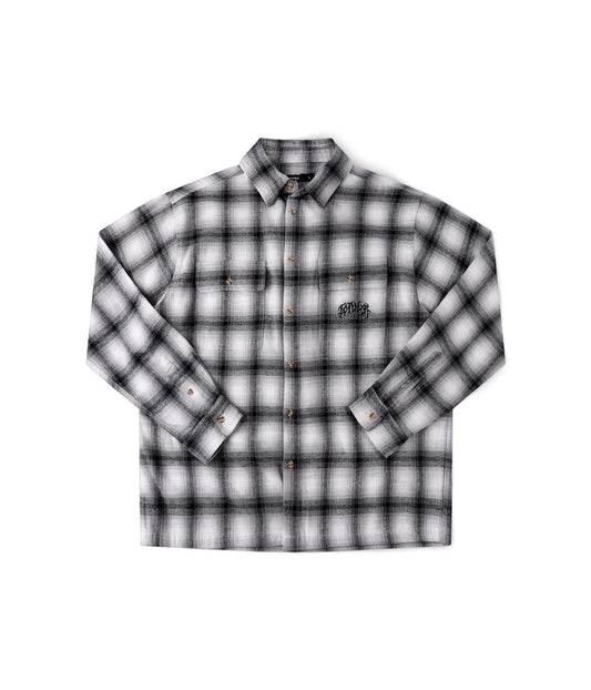Former Vivian Flannel Long Sleeve Shirt - Grey