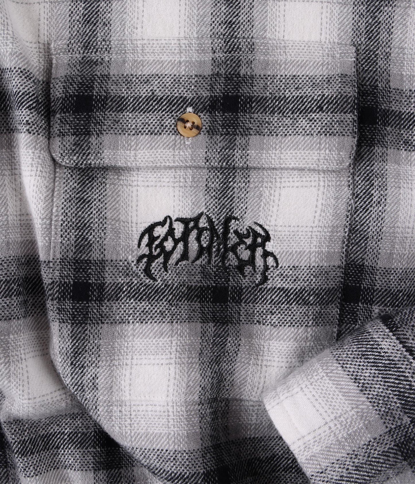 Former Vivian Flannel Long Sleeve Shirt - Grey