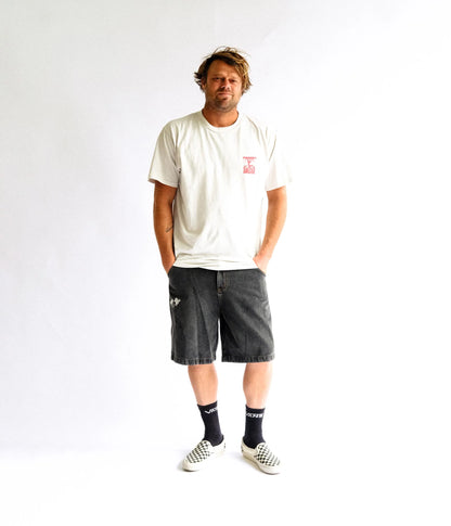 Former Slant F Crux T-Shirt - Bone