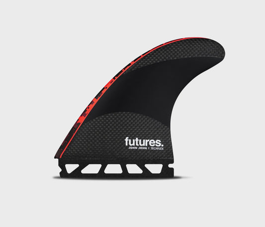 Futures John John Florence Techflex Fin Set (Large) - Digi Red