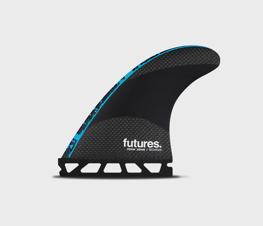 Futures John John Florence Techflex Fin Set (Small) - Digi Blue