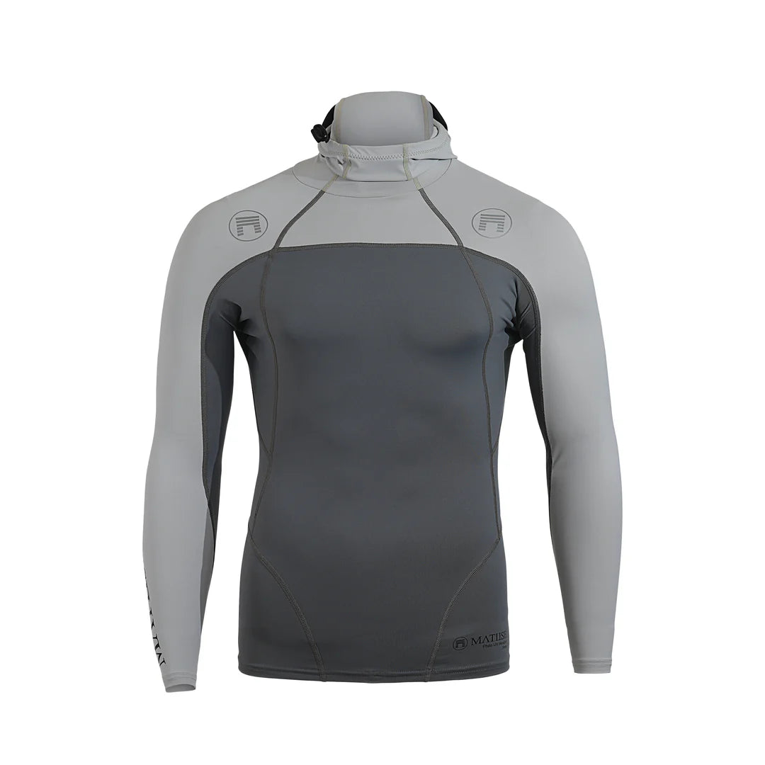 Matuse Philo Hooded UV Top - Charcloud