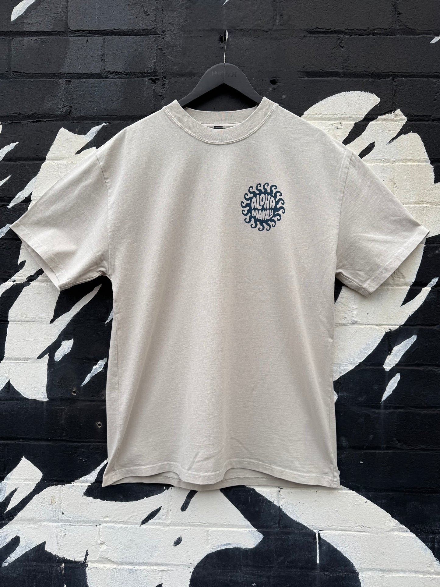 Manly Sun Heavy Tee - Bone