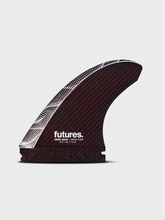 Futures JJF Scimitar Vapor Core Large Thruster Fin Set - Red