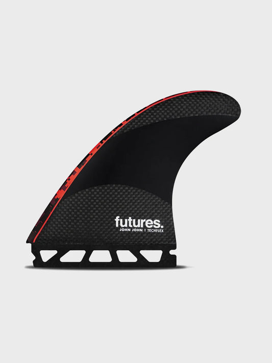 Futures John John Florence Techflex Fin Set (Large) - Digi Red