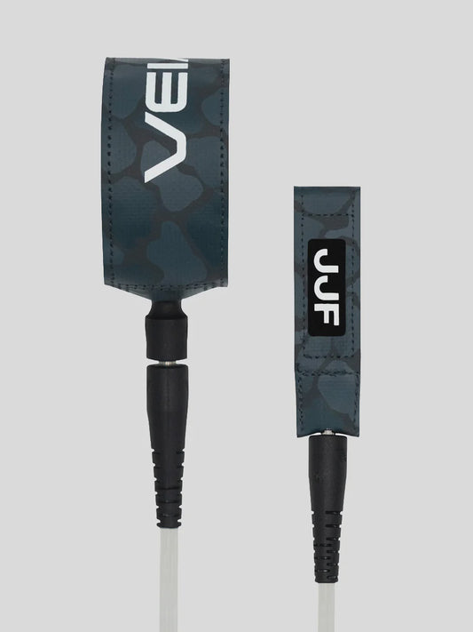 Veia JJF Pro 6' Standard 7.5mm Leash - Night Camo / Clear Cord