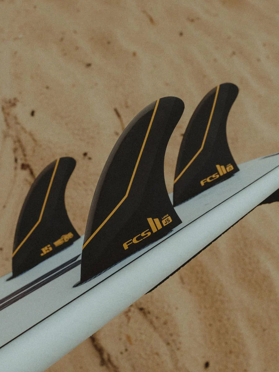 FCS II JS PC Carbon Tri Fin Set - Black