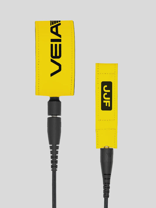 Veia JJF Pro 6' Standard 7.5mm Leash - Hi Vis Gold