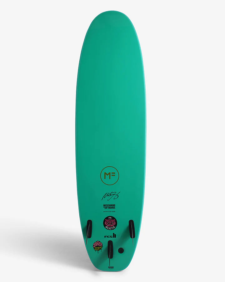 MF Beastie SuperSoft Softboard - Aqua Marine