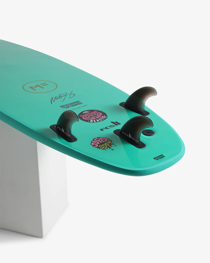 MF Beastie SuperSoft Softboard - Aqua Marine