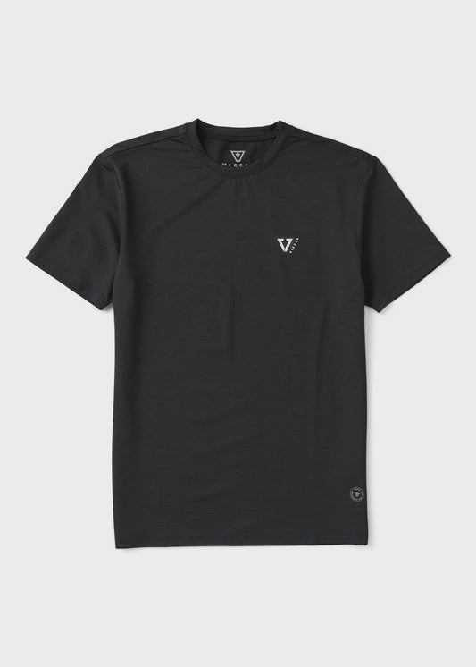 Vissla Twisted Eco Short Sleeve Sun Shirt - Black