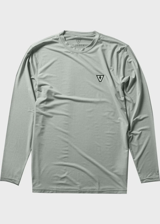 Vissla Twisted Eco Long Sleeve Lycra - Sea Green Heather