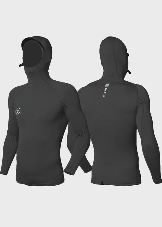 Warm Seas Eco Hooded Lycra - Black