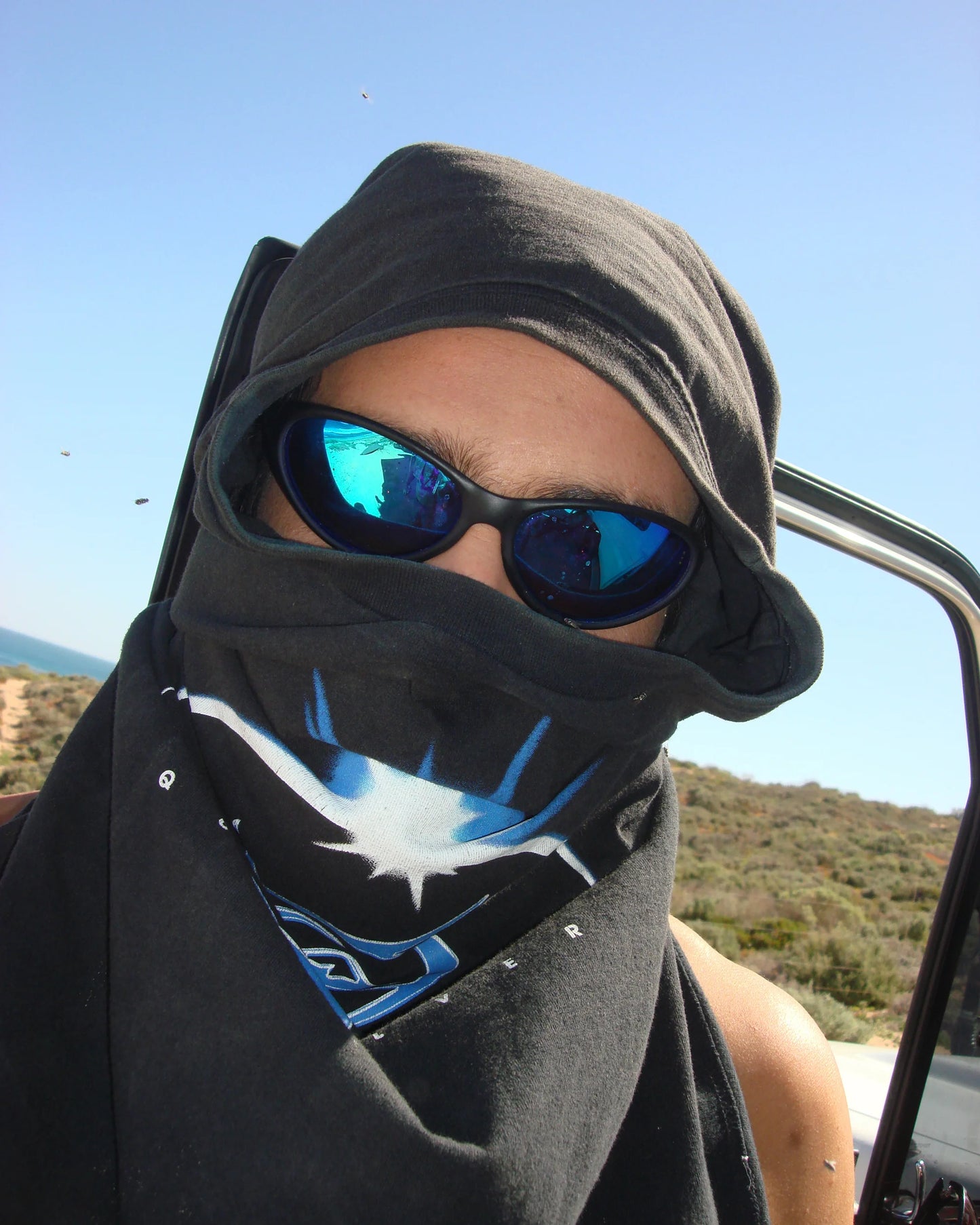Morphine - Matte Black / Blue Reflective Polarised