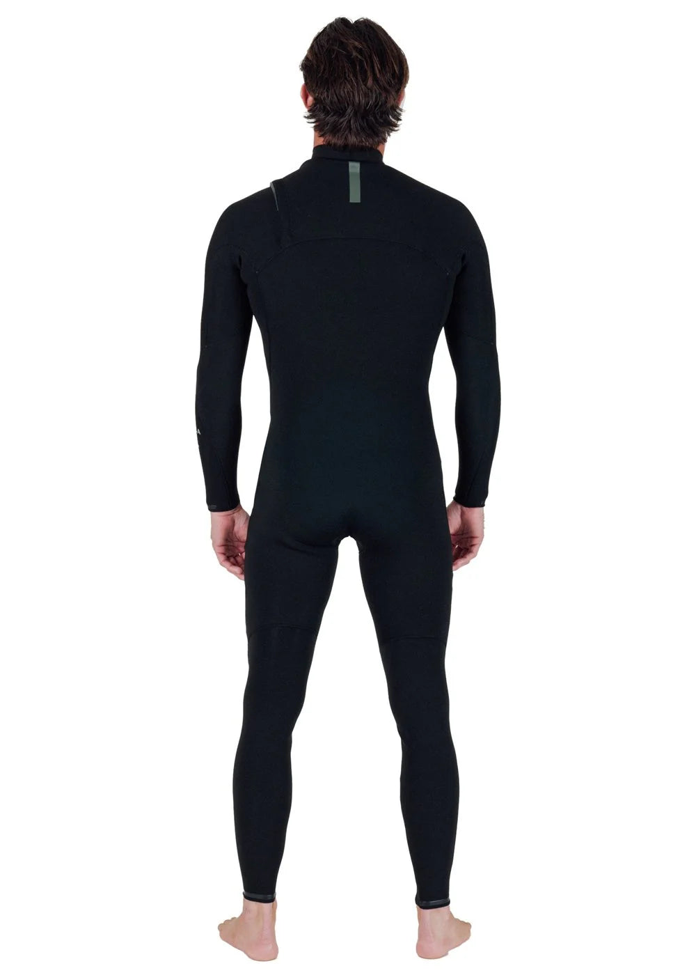 Vissla Natural Seas 3/2mm Full Chest Zip Wetsuit - Black