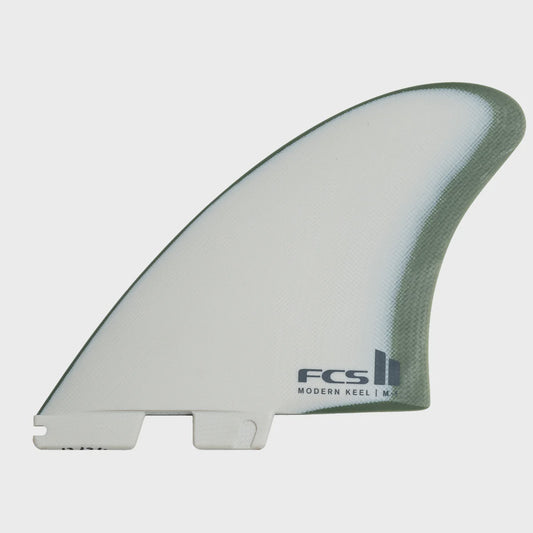 FCS II Modern Keel Twin Fin Set - Natural/Alpine