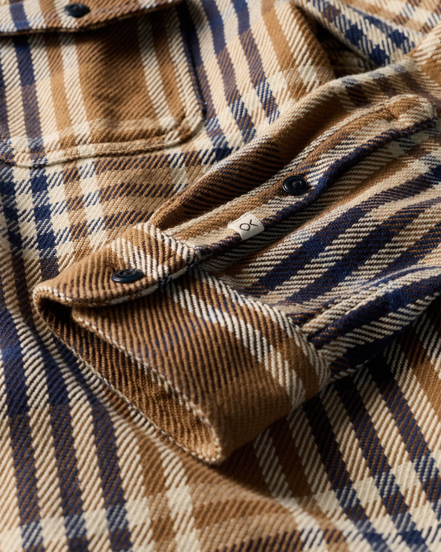 Outerknown Blanket Shirt - Chestnut Apollo Plaid
