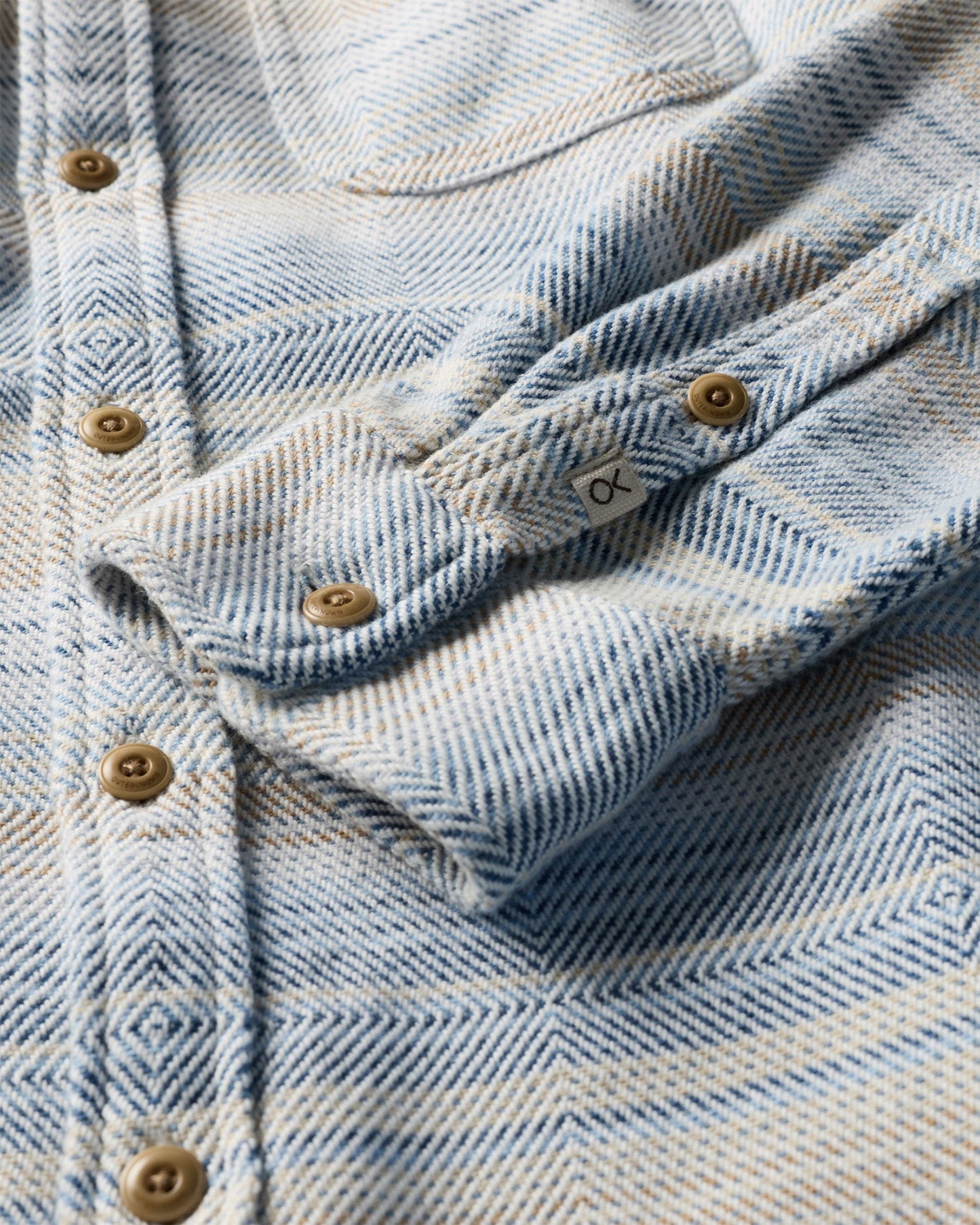 Outerknown Blanket Shirt - Seabreeze Mojave Stripe