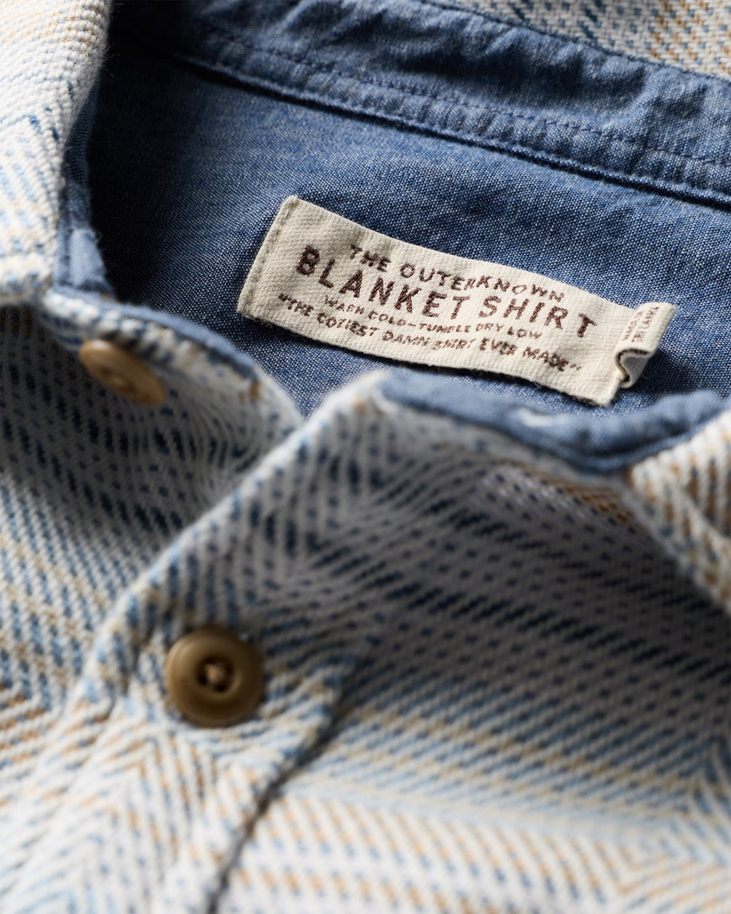 Outerknown Blanket Shirt - Seabreeze Mojave Stripe