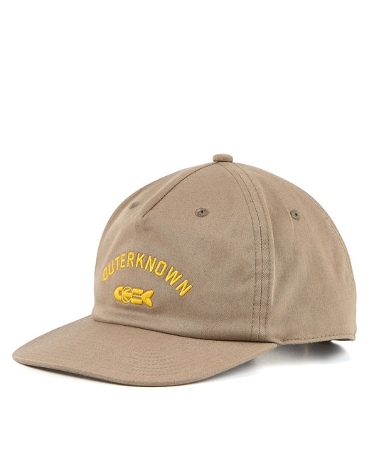 Outerknown Journey Fish 5-Panel Hat - Chestnut