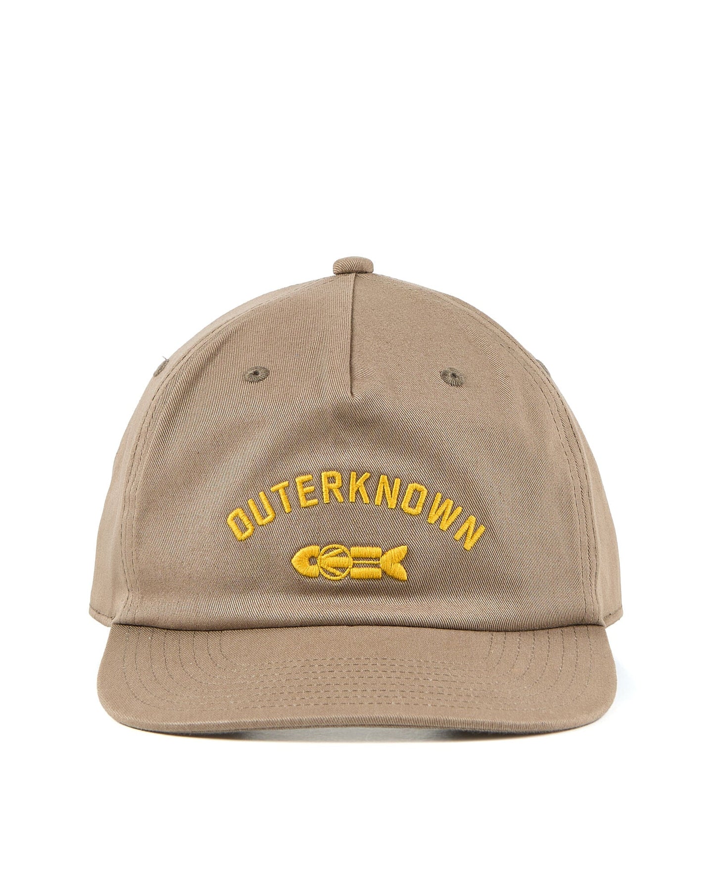 Outerknown Journey Fish 5-Panel Hat - Chestnut