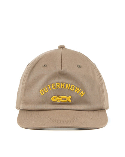 Outerknown Journey Fish 5-Panel Hat - Chestnut