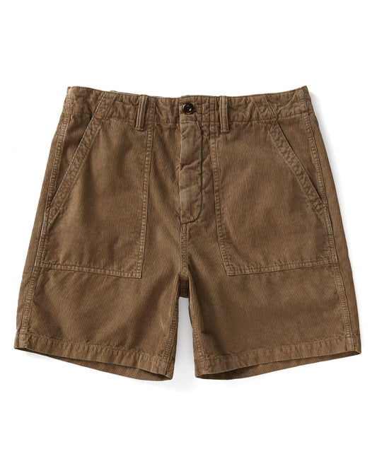 Outerknown Seventyseven Cord Utility Shorts - Tawny Wood