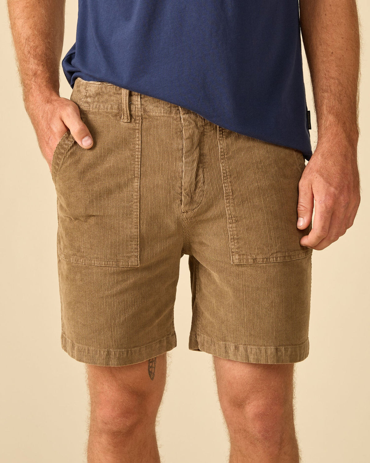 Outerknown Seventyseven Cord Utility Shorts - Tawny Wood