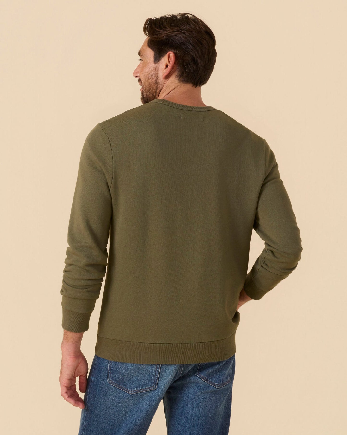 Outerknown The Team Crew - Olive Night