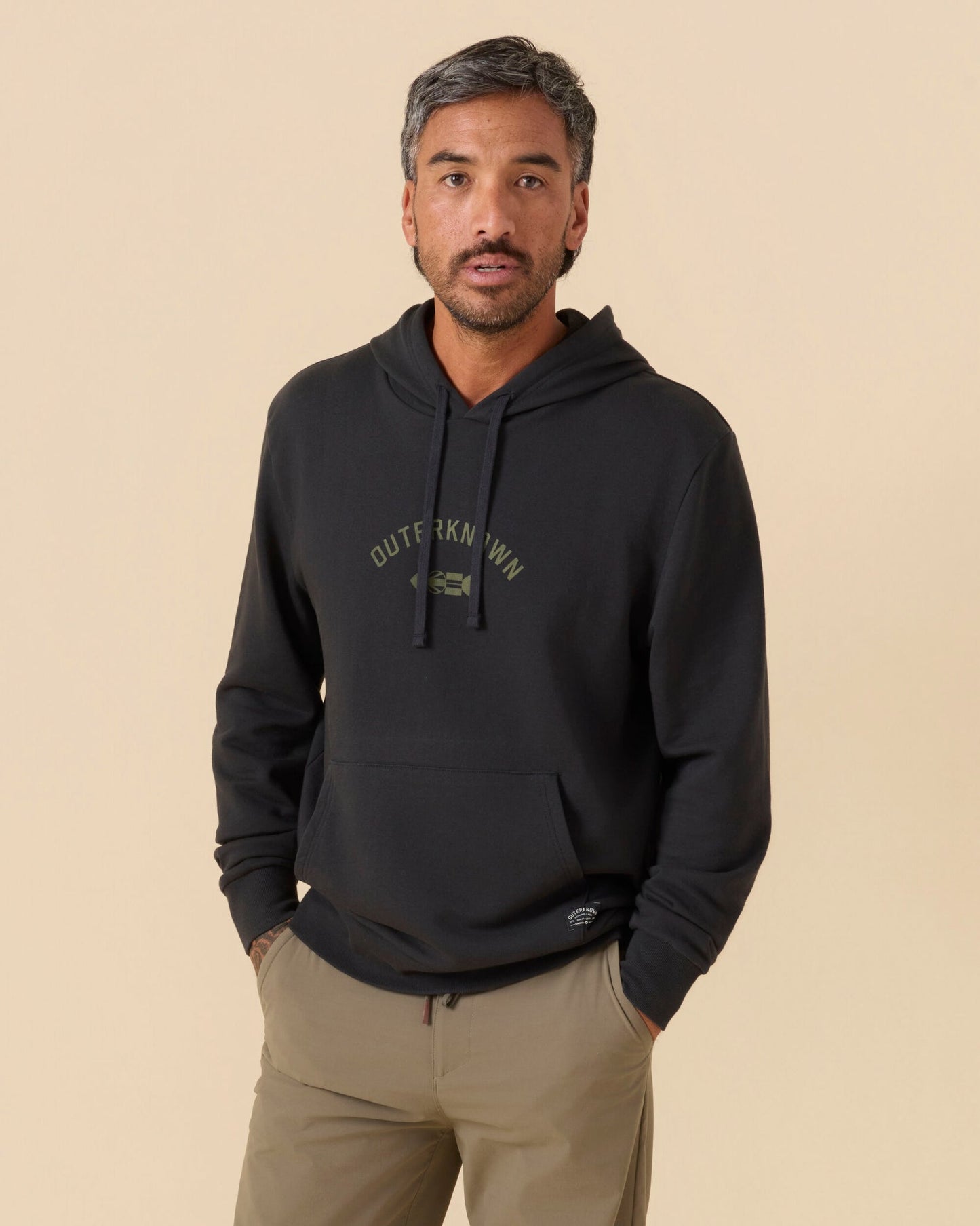 Outerknown The Team Hoodie - Washed Black