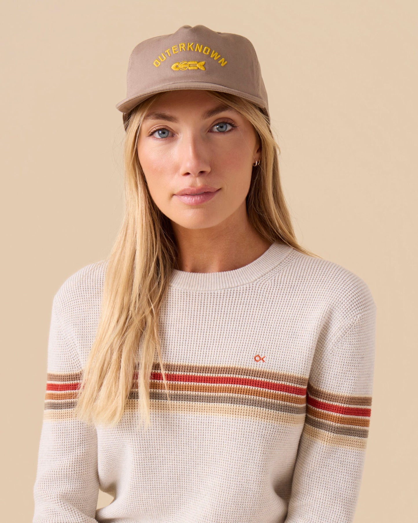 Outerknown Journey Fish 5-Panel Hat - Chestnut