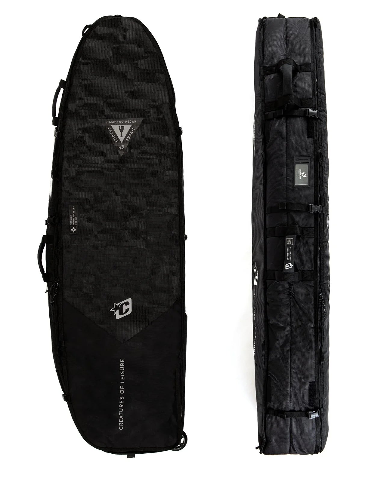 SHORTBOARD QUAD WHEELY DT2.0 - BLACK SILVER