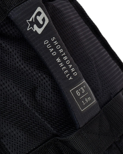 SHORTBOARD QUAD WHEELY DT2.0 - BLACK SILVER