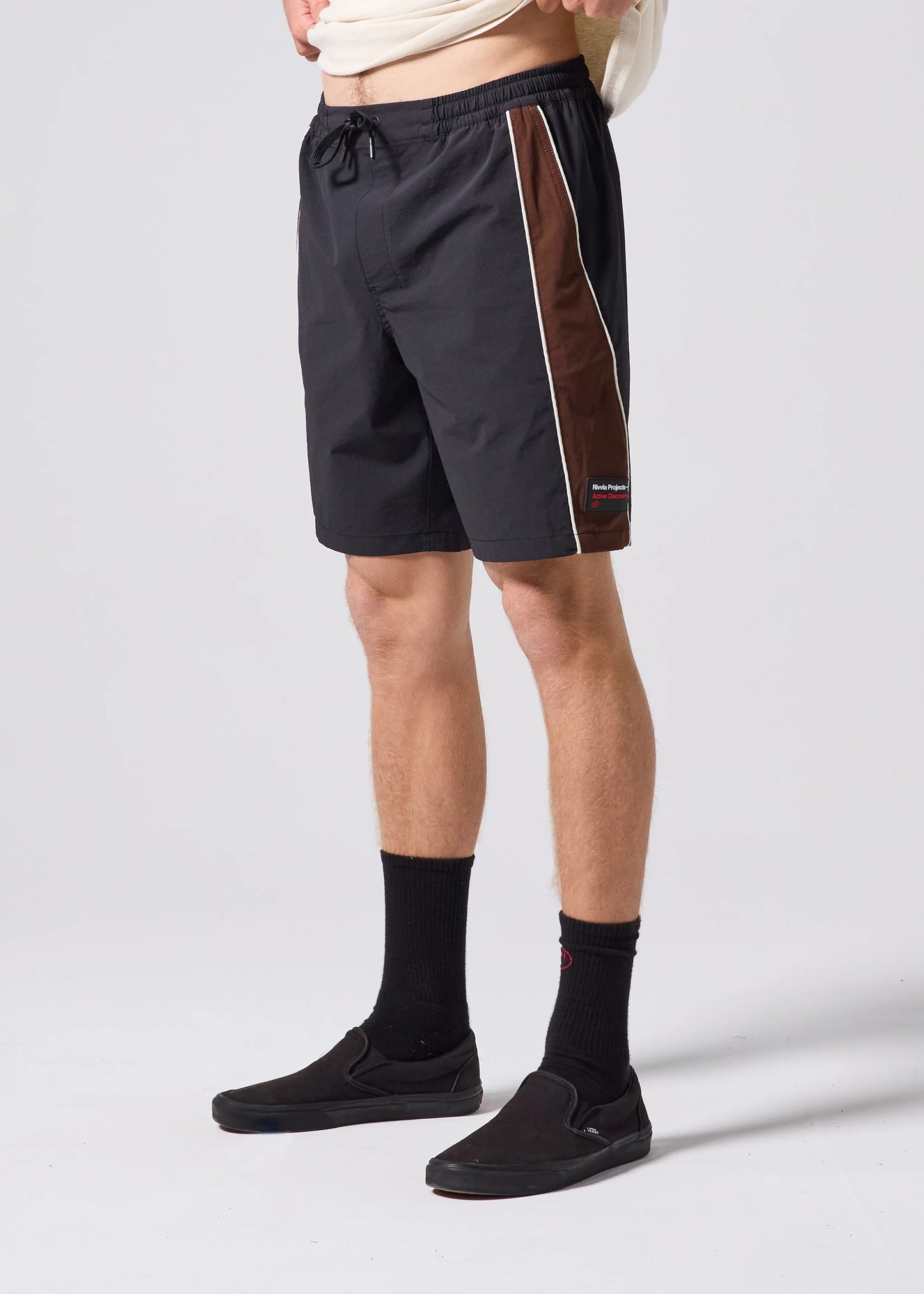 Rivvia Daily Ride Passage Short - Black/Brown