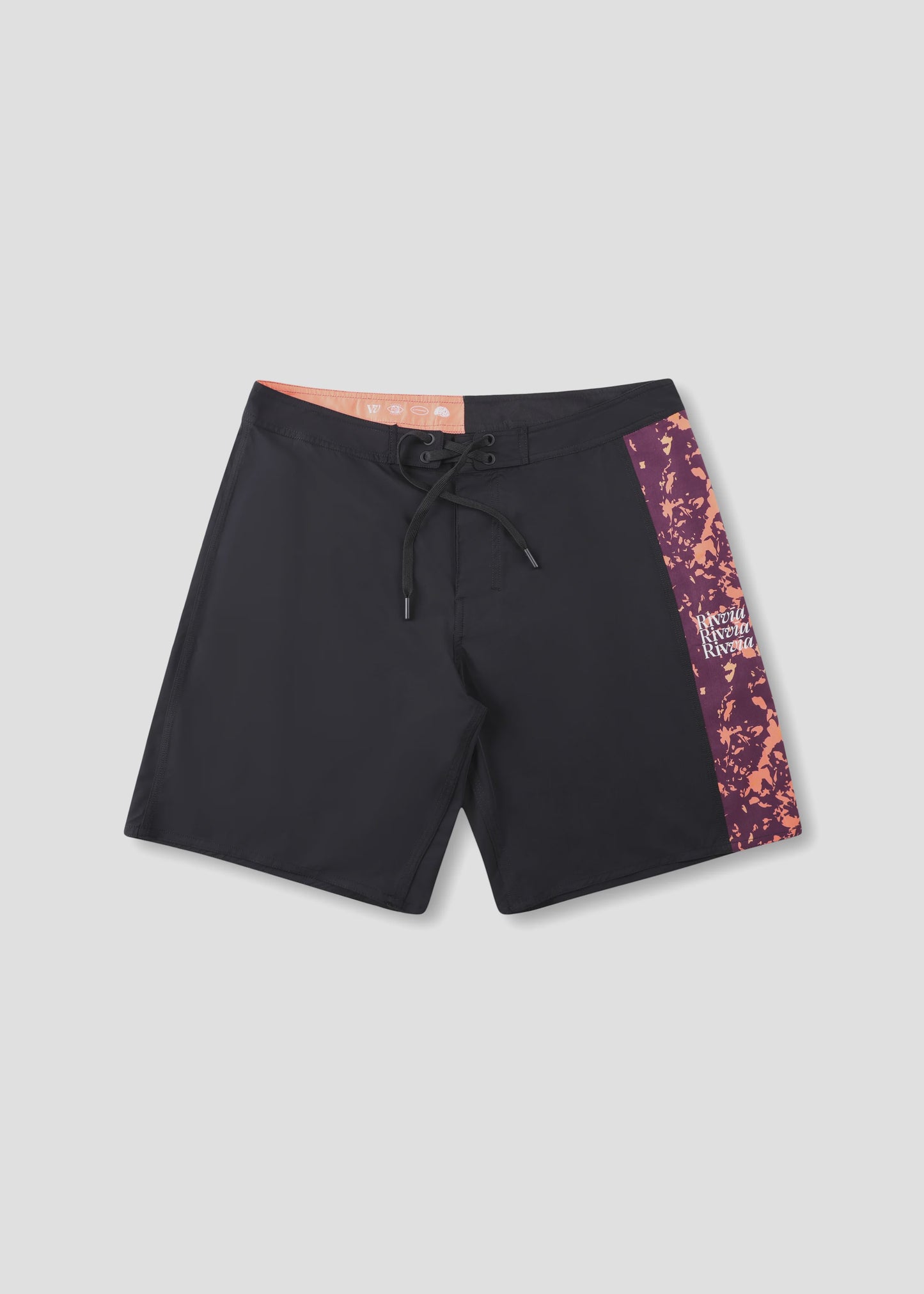 Rivvia Stereo 19" Decorative Trunk - Black/Orange