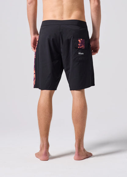 Rivvia Stereo 19" Decorative Trunk - Black/Orange