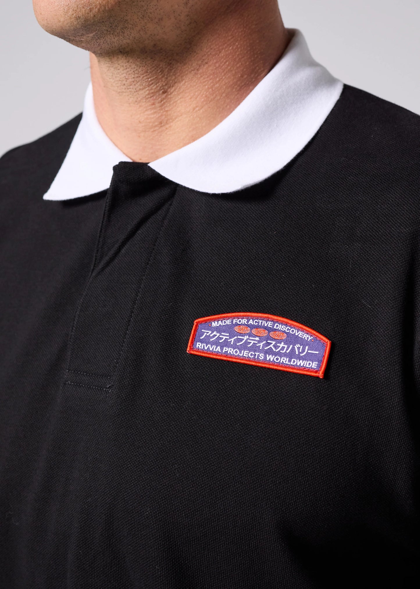 Rivvia Japan Vacation Rugby - Black