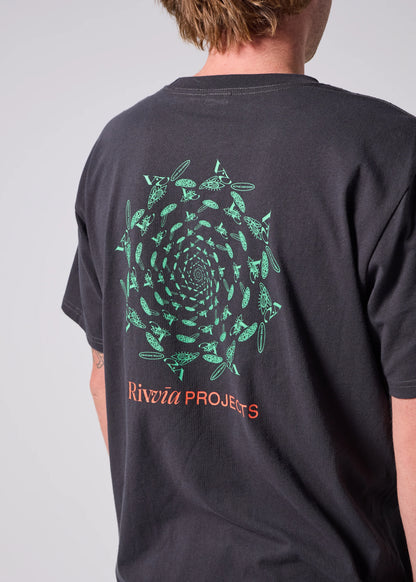 Rivvia Dimension T-Shirt - Pigment Black