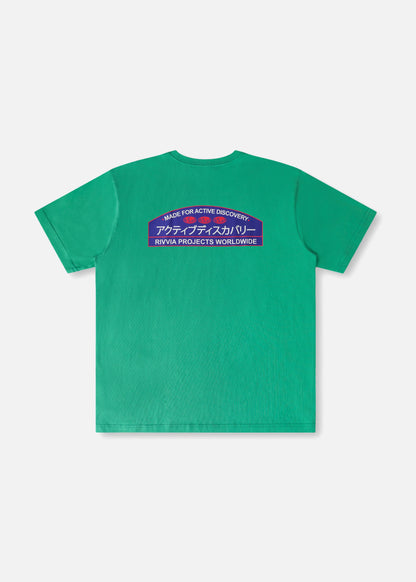 Rivvia Japan Vacation T-Shirt - Green Wash