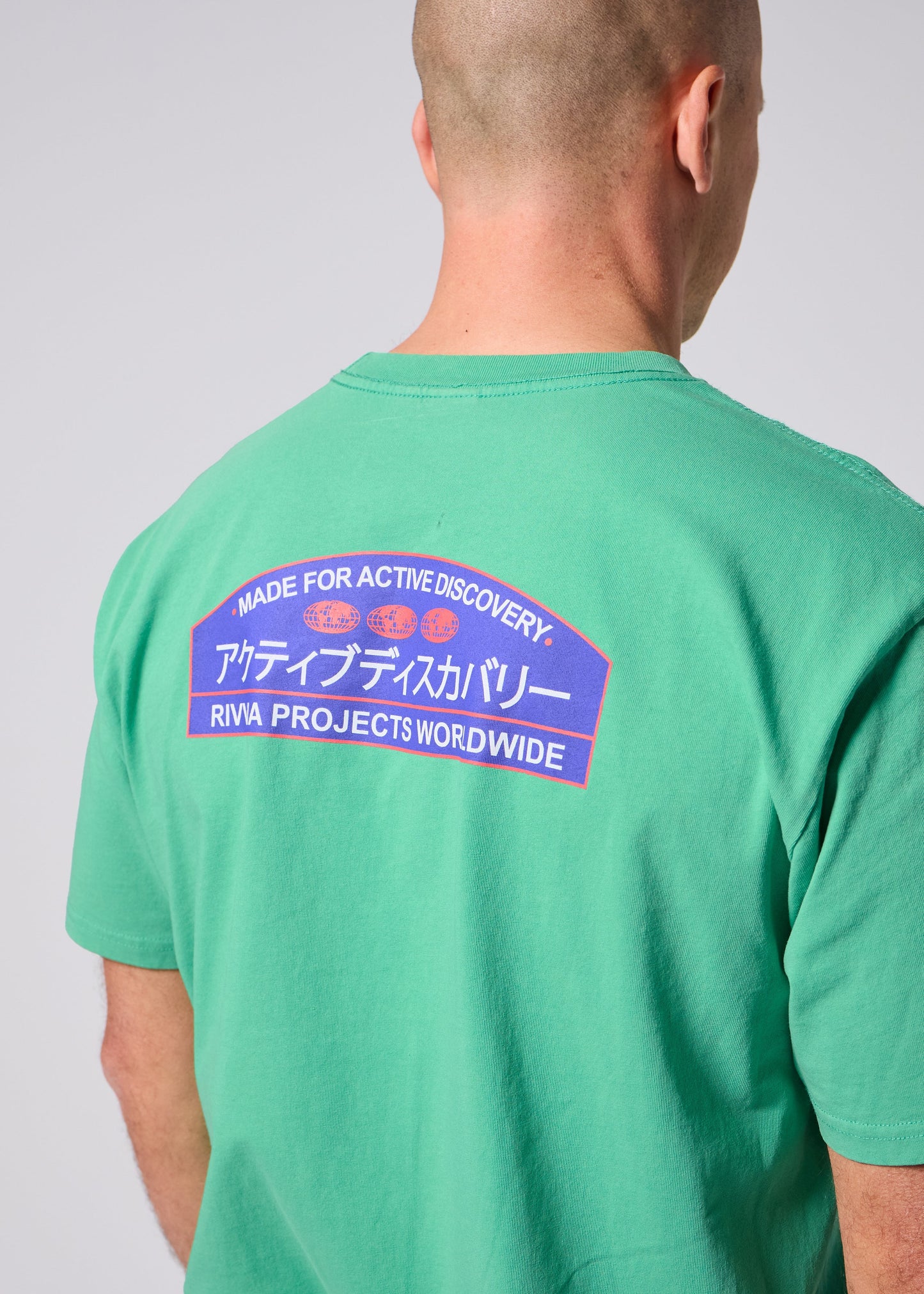 Rivvia Japan Vacation T-Shirt - Green Wash