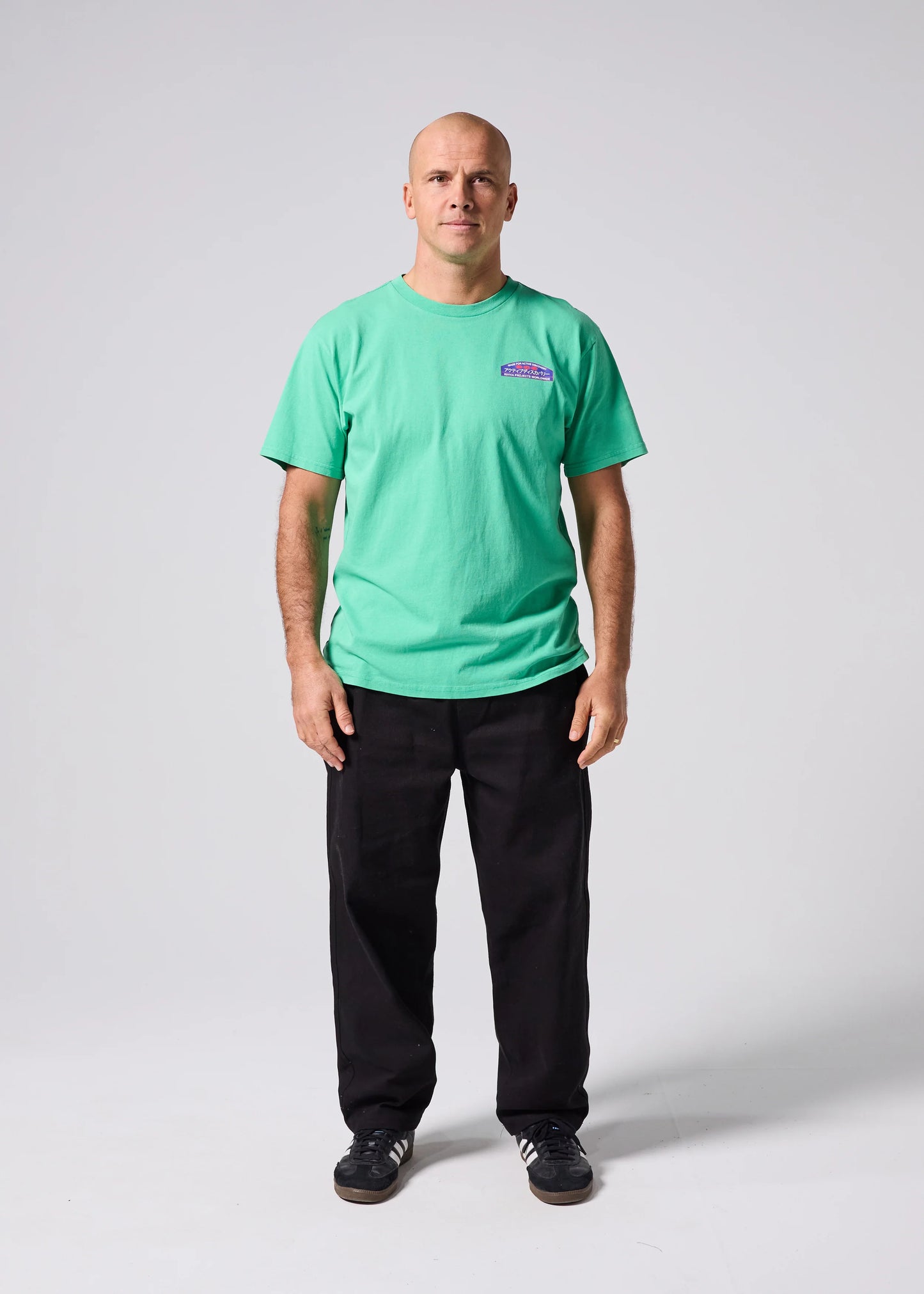 Rivvia Japan Vacation T-Shirt - Green Wash