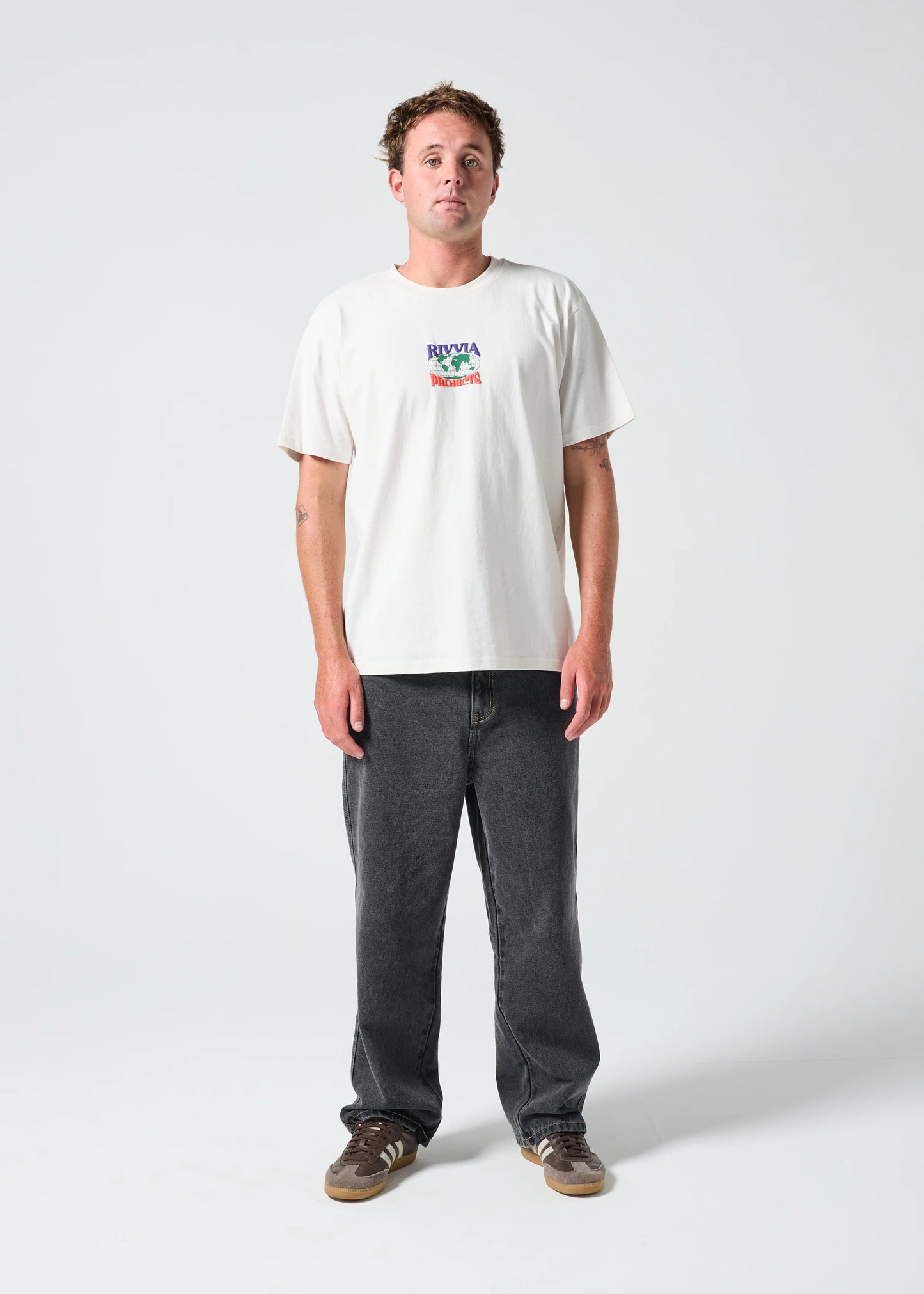 Rivvia World Series T-Shirt - Bone