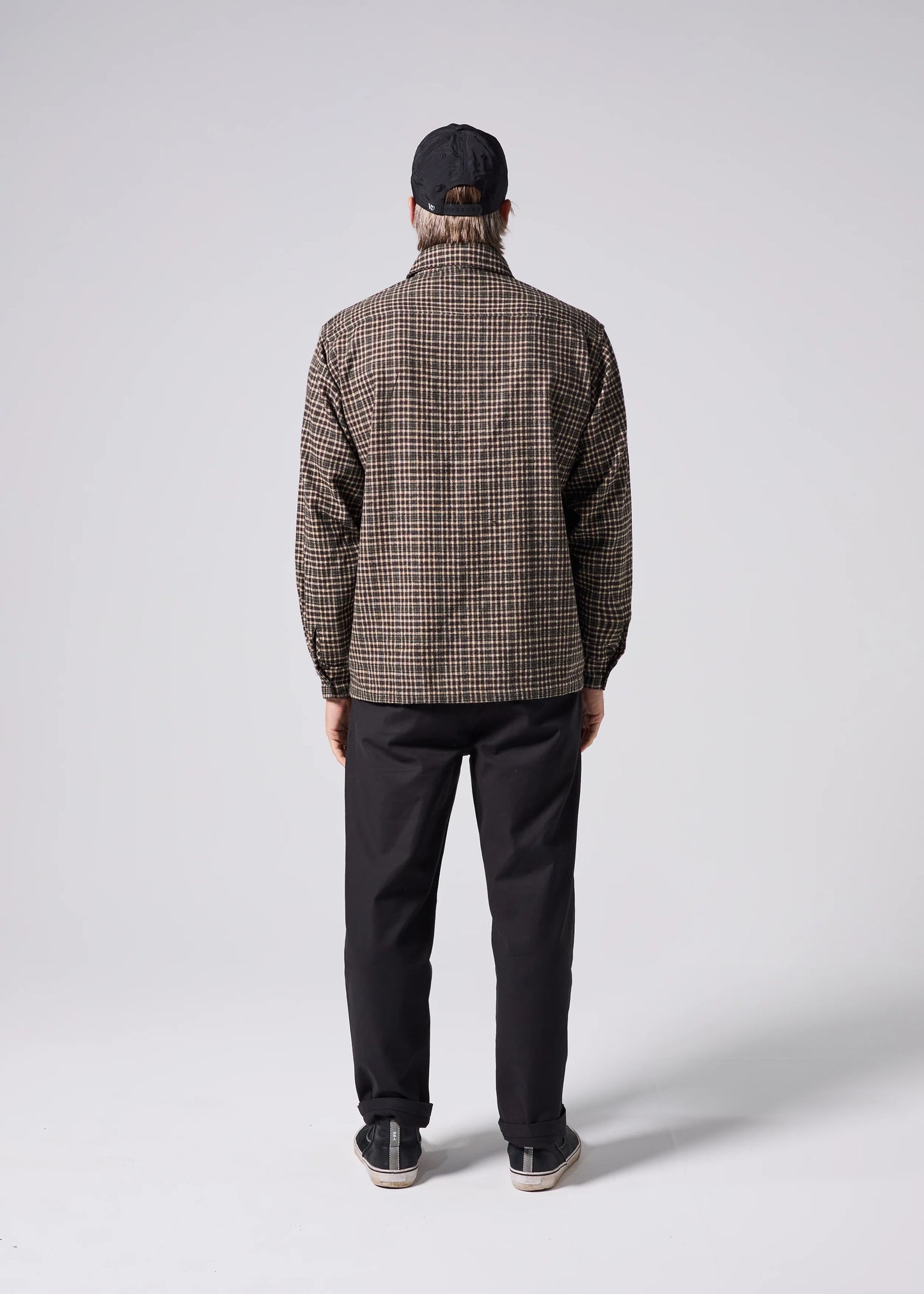 Rivvia Plaid Off Track Shirt - Brown