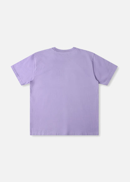 Rivvia Oval Graf Relaxed Fit T-Shirt - Washed Purple